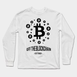 Off the Blockchain distressed ver. Long Sleeve T-Shirt